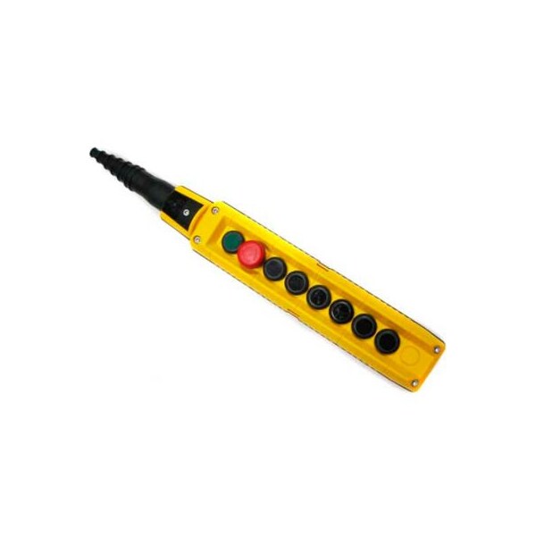 Springer Controls Co T.E.R., F70BY12060000001 MIKE Pendant, 8 Button, Yellow, 1-Speed Buttons F70BY12060000001 - main